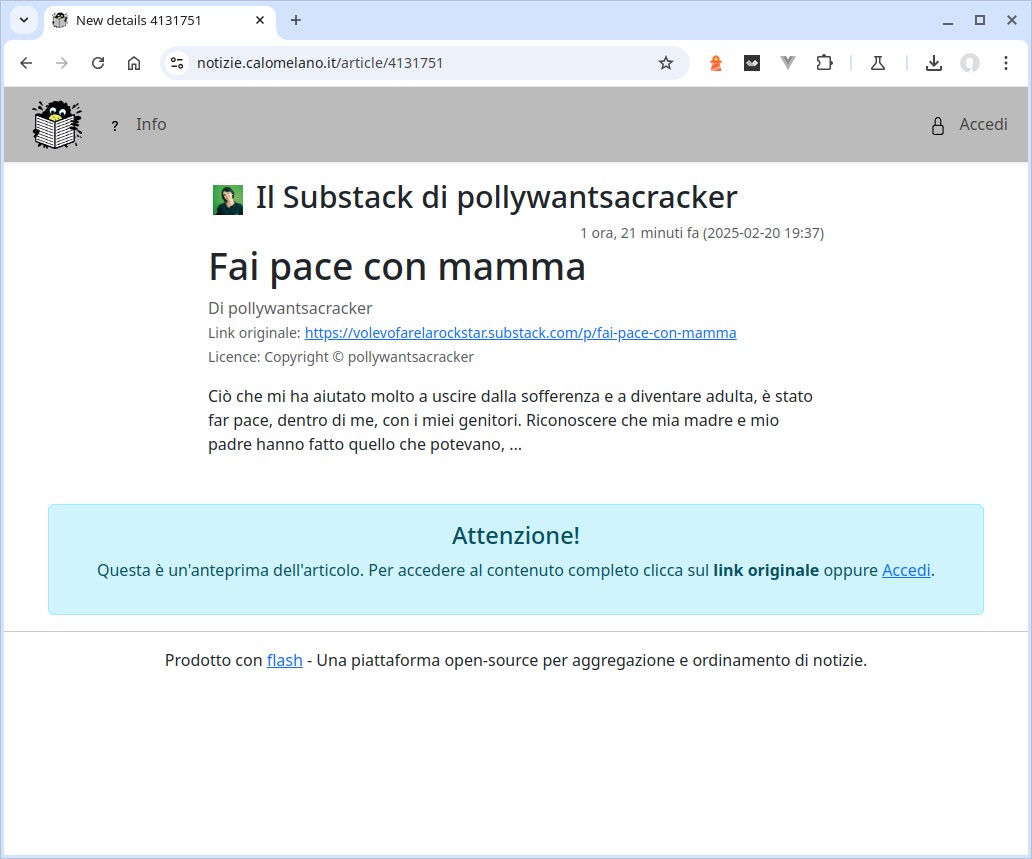 Dettagli dell'articolo
